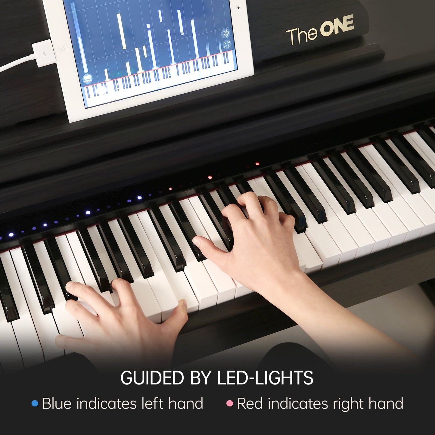 The ONE Upright Poslished Piano (Special Edition) – 88 Keys Black